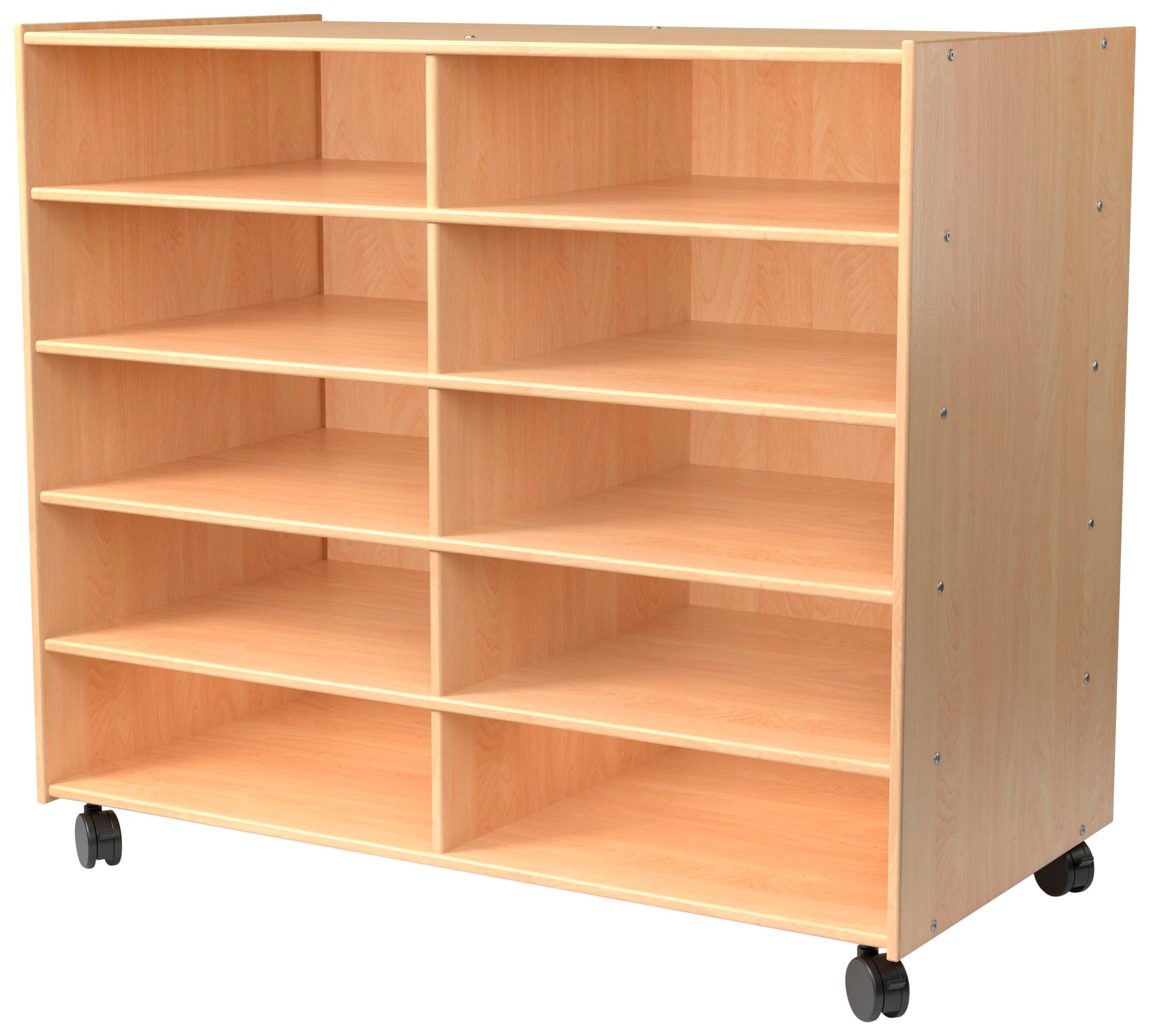 Childcraft Universal Rest Mat Storage Unit, 47-3/4 x 24-3/4 x 42 Inches, Item Number 2039844